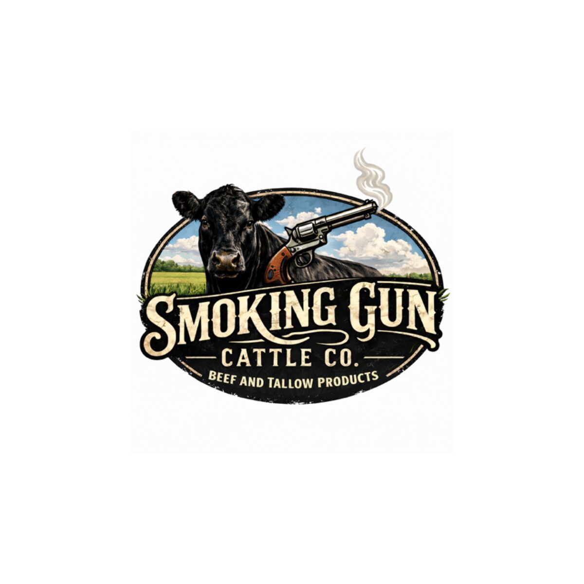 Smoking Gun Cattle Co. Logo